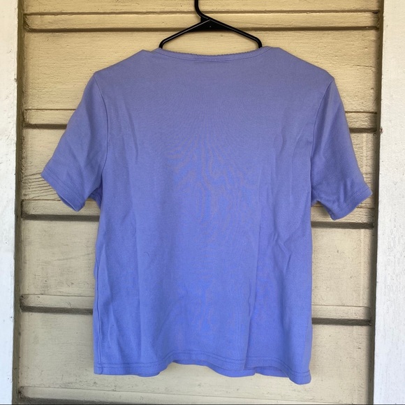 Perrywinkle 90s T-shirt, scalloped neck - Picture 3 of 3